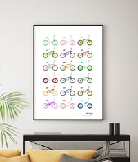 Old School BMX Design Mockups Poster