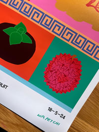 Image 3 of Cut Fruit Poster with Pey Chi