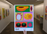 Image 1 of Cut Fruit Poster with Pey Chi
