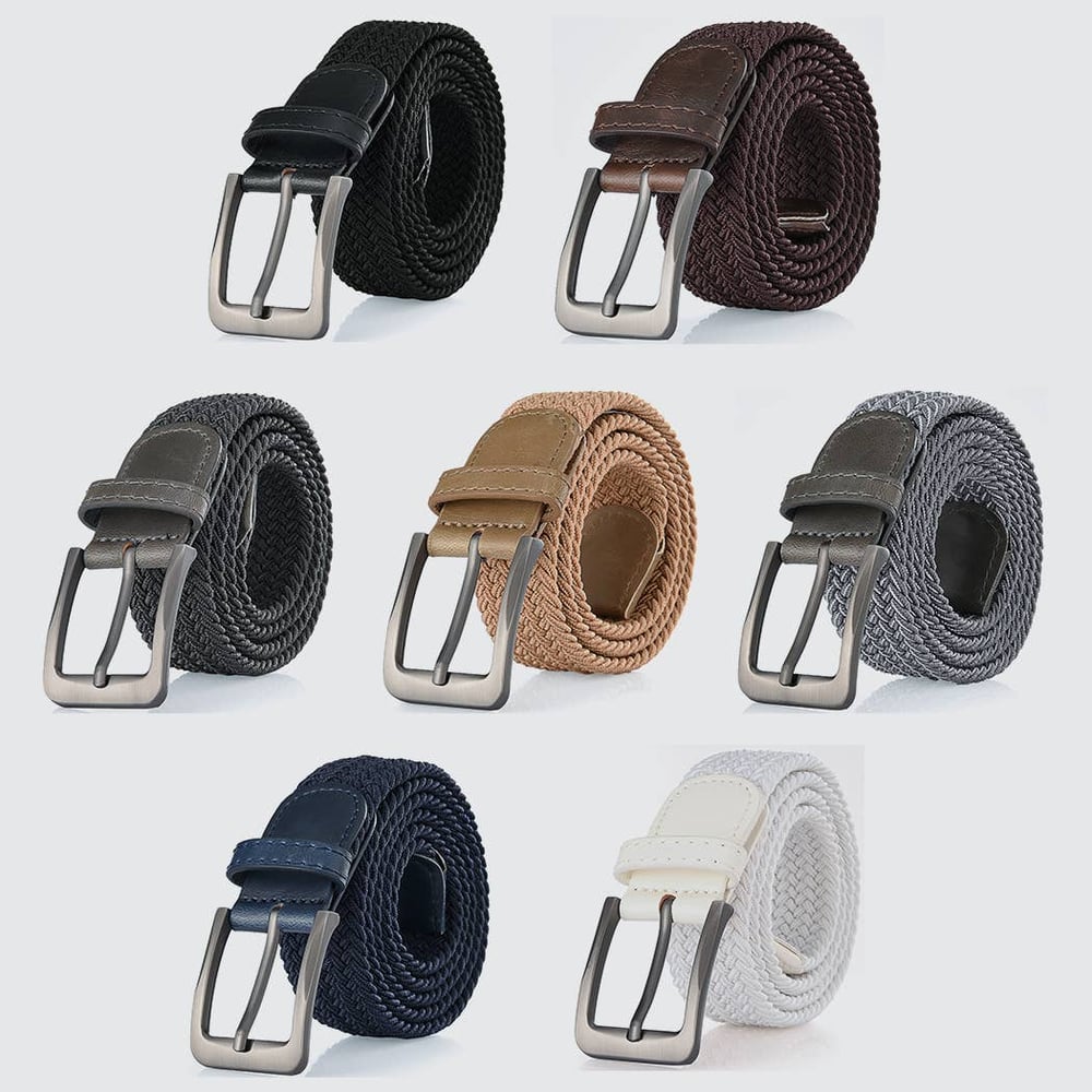 Image of Elastic Braided Stretch Belt