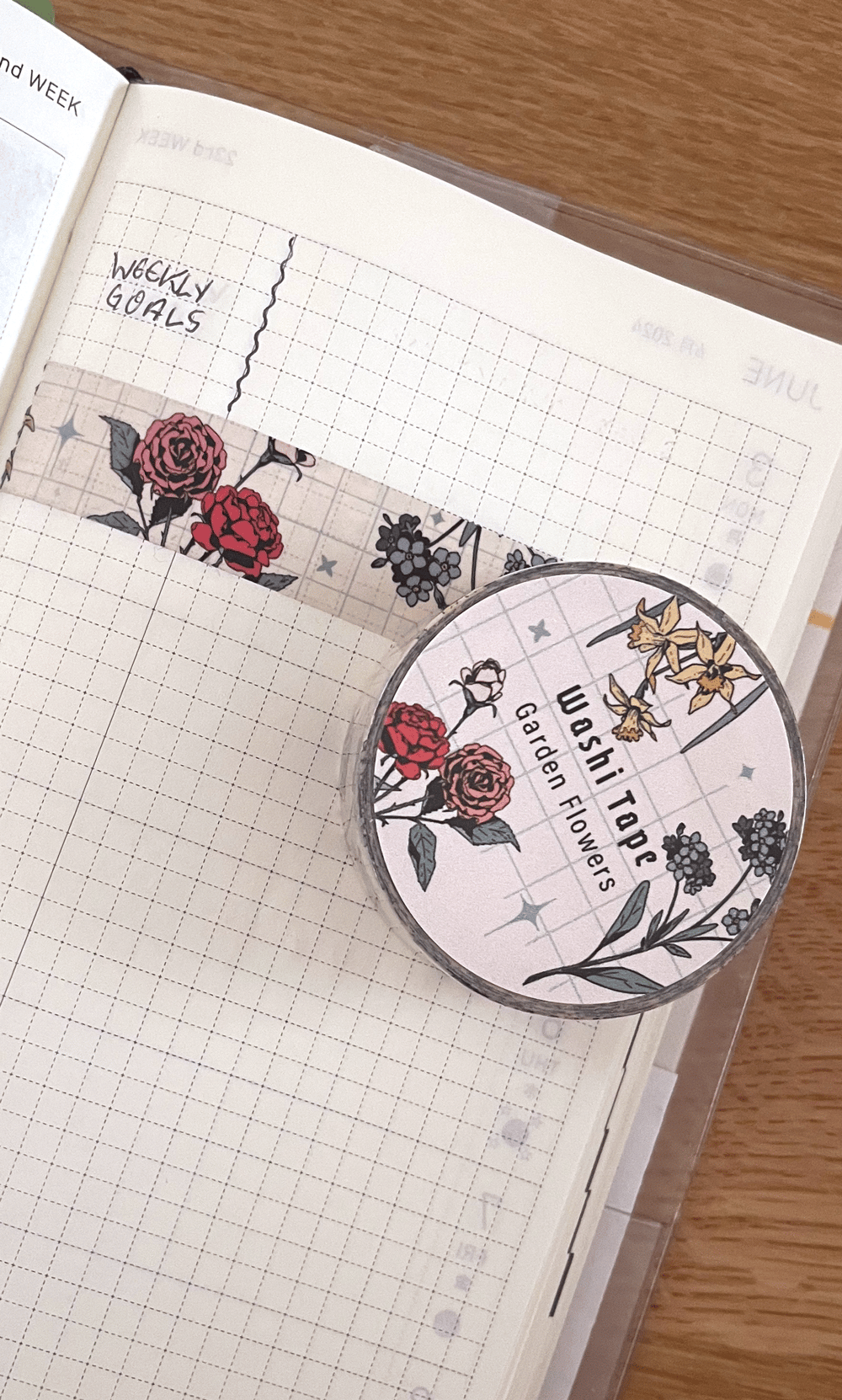 Garden Flowers Washi Tape