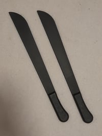 Image 1 of A PAIR - Training Plastic Machete Martial Arts Sparring Polypropylene