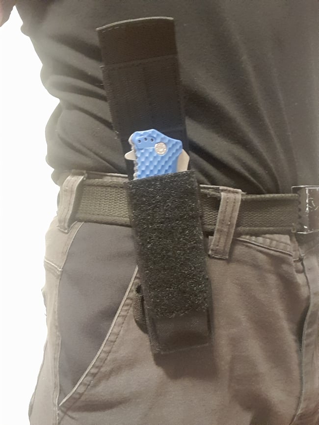 Folding Training Tactical Knife Steel Martial Arts Dull Plastic Handle Toy