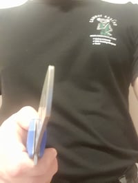 Image 9 of Folding Training Tactical Knife Steel Martial Arts Dull Plastic Handle Toy