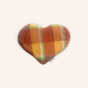 Image of Wheatpack Heart shaped - Orange, Rust and Green