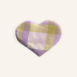 Image of Wheat Pack - Heart Shaped Olive Green and Purple