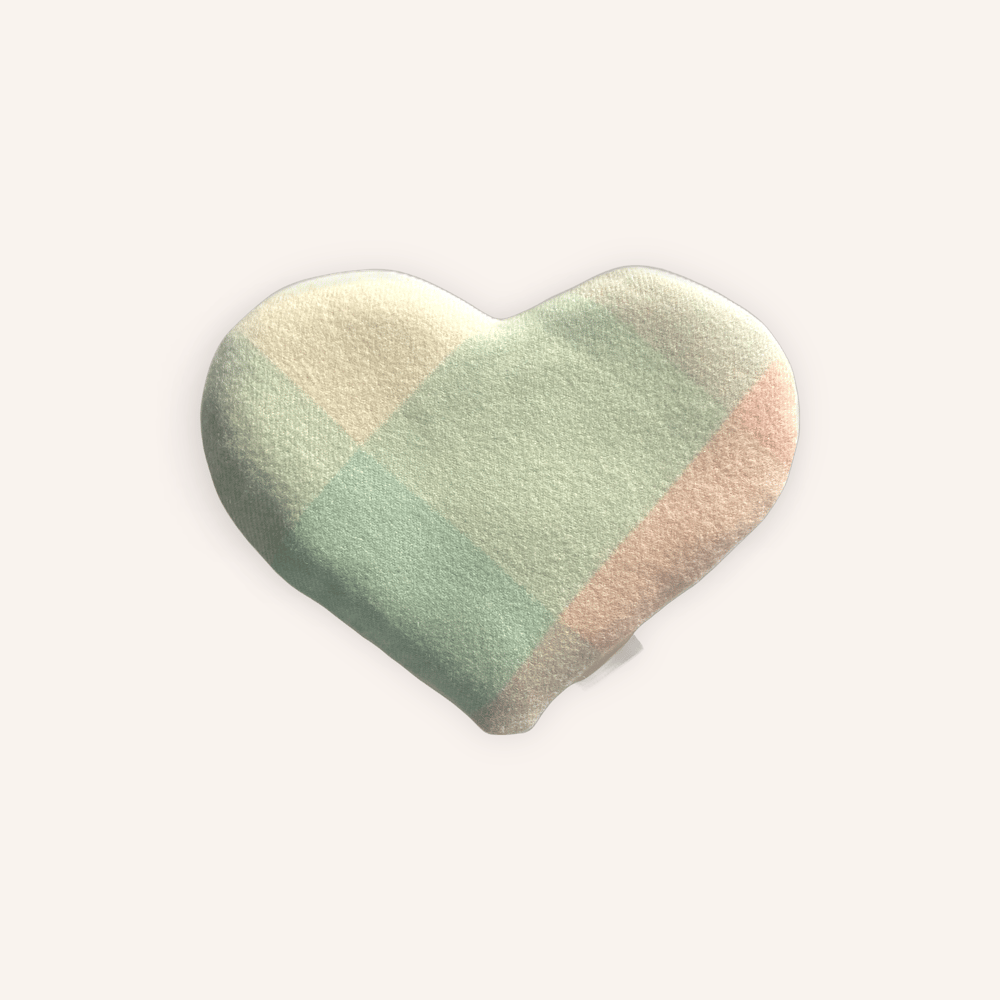 Image of Wheat Pack - Heart Shaped Peach, Pale Green & Cream