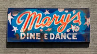 MARY'S CLUB - FAUX ANTIQUE SIGN