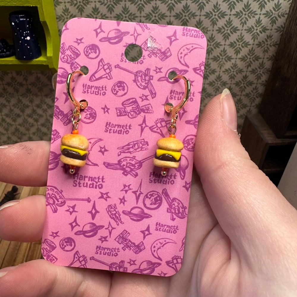 Image of Burger Earrings
