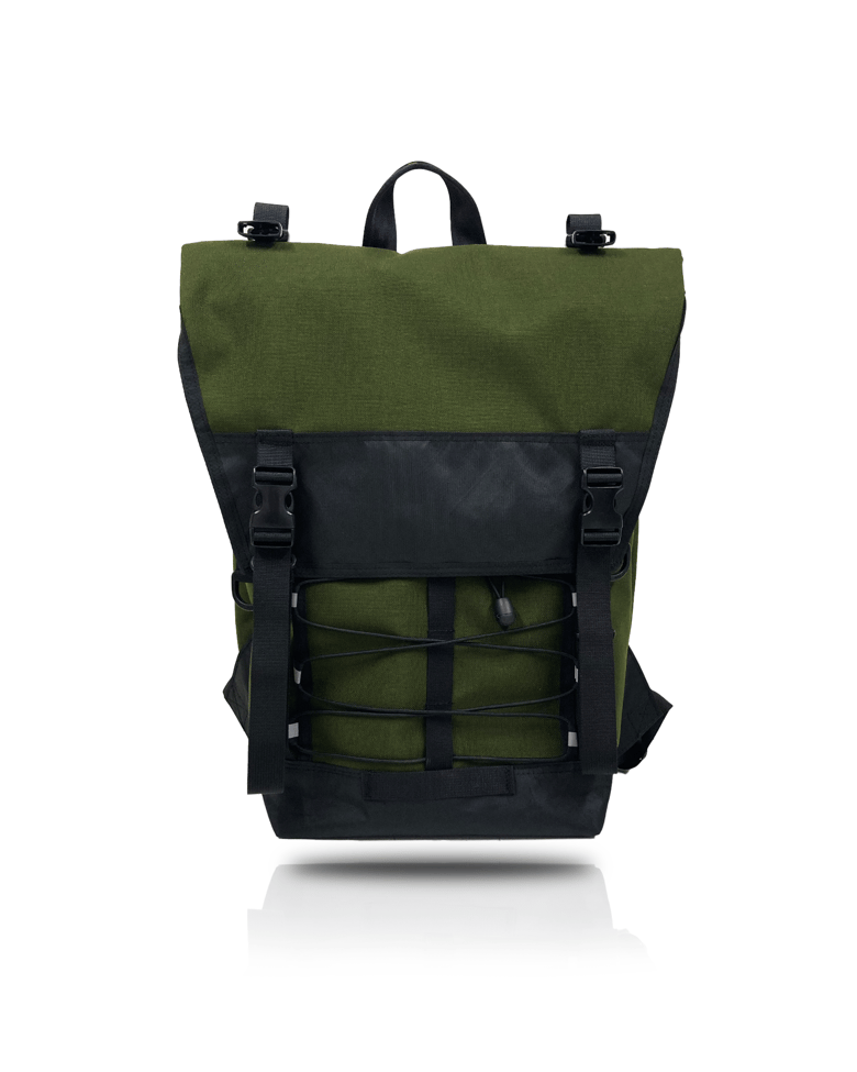 Image of Berlin olive / black high quality backpack