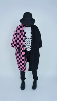 Image 3 of PRE-ORDER Checkered Pink Uwagi Outerwear Jacket