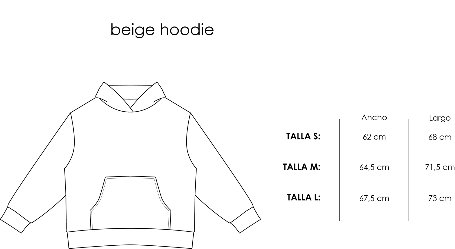 Image of 2092 Beige hoodie