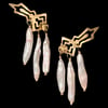 AZTECAH Earring Grande - Pearl Vertical