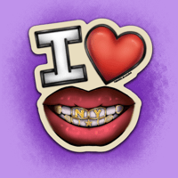 Image 1 of I Heart NY VINYL STICKER