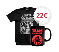 Pack Camiseta Dungeons Alf Dragons NEGRA + Taza Team Madrugar