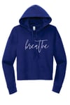 New Breathe Fleece Crop Hoodie - 4 color options