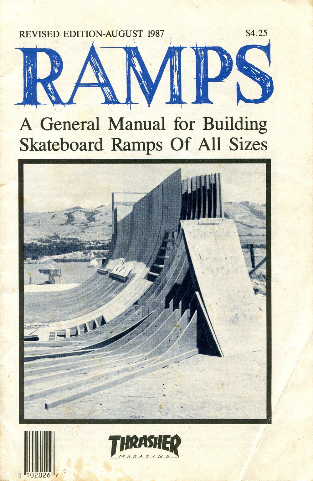 Image of THRASHER RAMP PLANS 1987 → zine