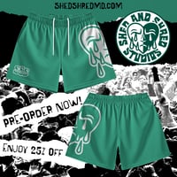 Image 3 of 2.0 Logo Mesh Shorts (Green) *PREORDER