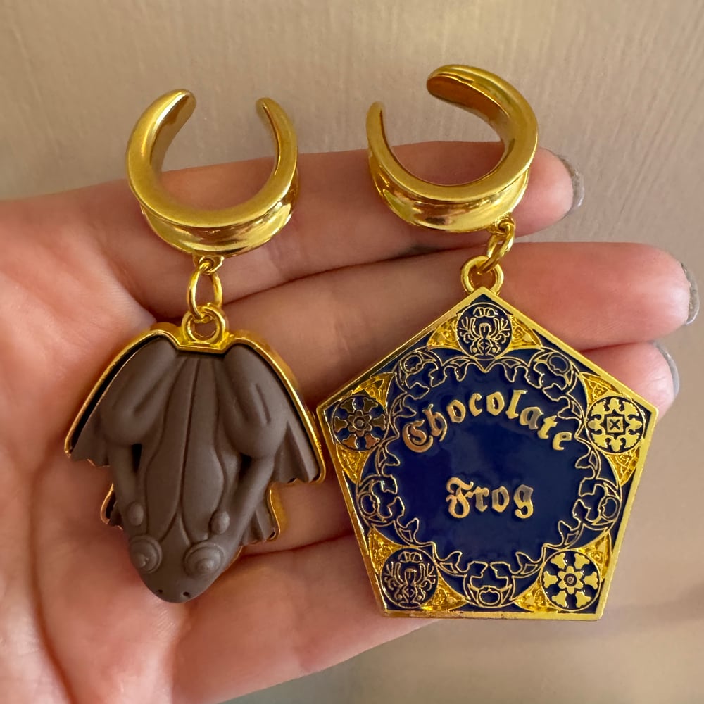 Image of Chocolate Frog Dangles (sizes 2g-1 1/2)
