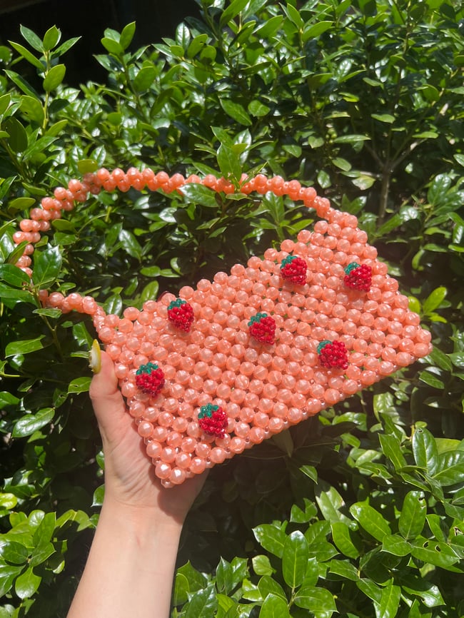 Pink Strawberry Bag