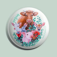 Image 1 of Vegan | Button