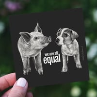 Image 1 of We are all equal | Sticker