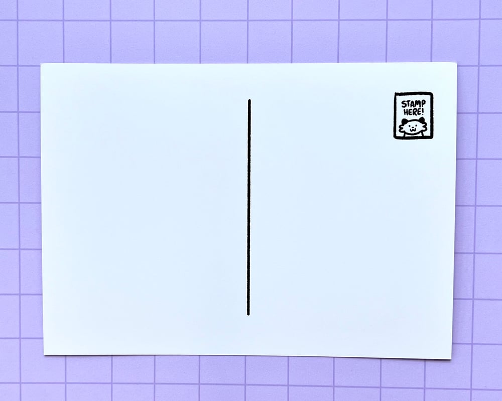 Image of Doing my best possum postcard print