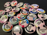 Image 4 of Piercing Pride “Not Straight” Mini Button Pins • 1”/25mm