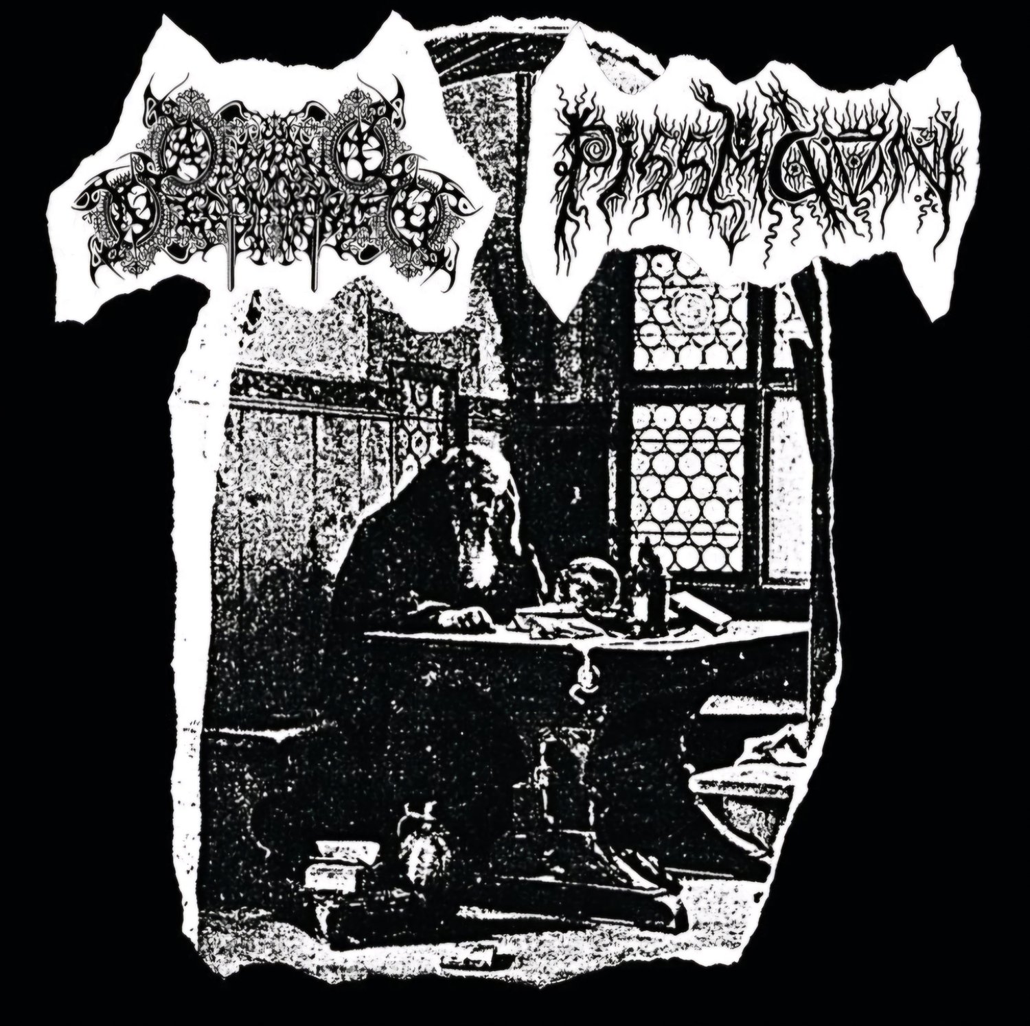 Ancient Necromancy / Pissmoon - Split 7"