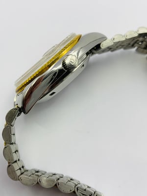 Image of rare eye catching ricoh medallion automatic gents watch,1970's/(VTG-19)