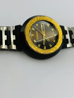 Image of rare eye catching citizen automatic gents watch,1970's/(VTG-18)