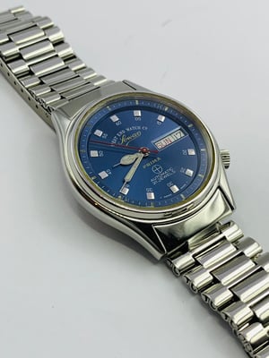 Image of rare eye catching west end automatic gents watch,1970's/(VTG-15)