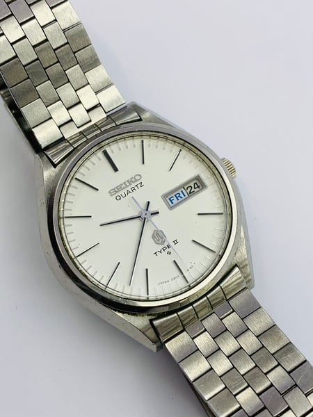 Image of Rare seiko type II quartz gents watch,1970's.(VTG-10)