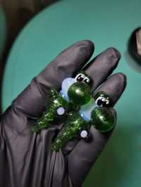 Image 2 of Green Stardust Yoshi 3DXL Joystick 