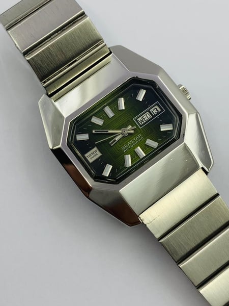 Image of stunningly rare collectors tissot seastar automatic gents watch,1960's/70's.(VTG-05)