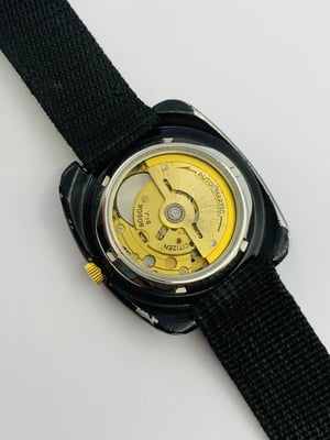 Image of rare citizen skeleton automatic gents watch,1970's.clean,(VTG-08)