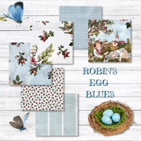 Image 3 of BUTTERFLY KISSES-10" squares*-RARE OOP Robyn Pandolph-40pc/pk-South Seas Imports