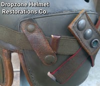 Image 8 of WWII Replica US M1938 Tank Crew Helmet M44 Polaroid Goggles. 2nd Armored Division. 