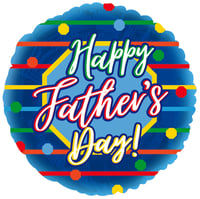 Happy Father's Day Royal Foil Balloon