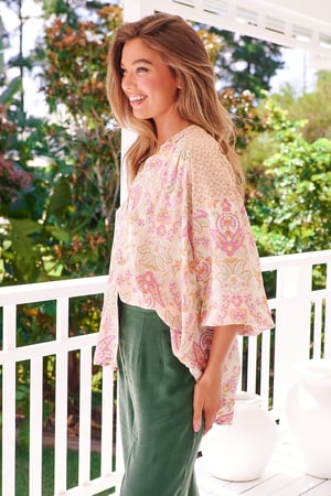 Image of Lily Vine Peony Shirt. By JAASE 