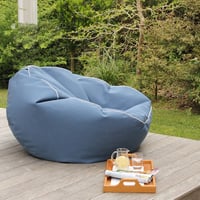 Image 1 of Classic Sapphire Blue Outdoor Bean Bag 