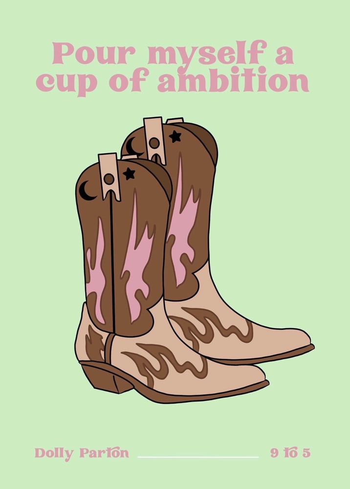 Image of Dolly cup of ambition Print