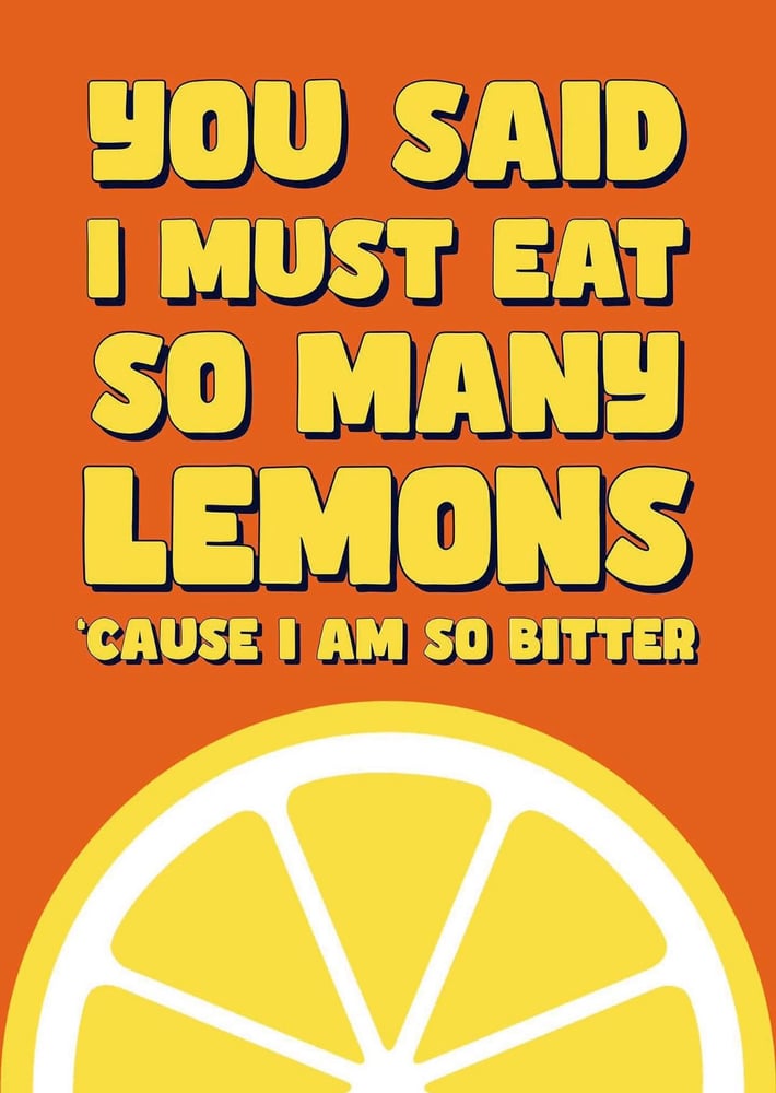 Image of Lemons Print
