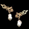 AZTECAH Earring Grande x Baroque Pearl