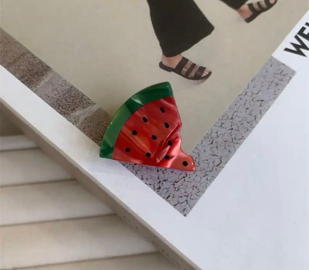 Image of Watermelon Hair clip 🍉