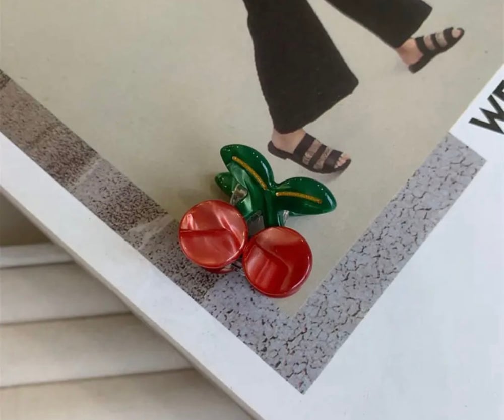 Image of Cherry hair clip 🍒