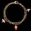 CHAÎNE FACET Bracelet x Corail