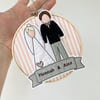 Bride & Groom Decorative Hoop