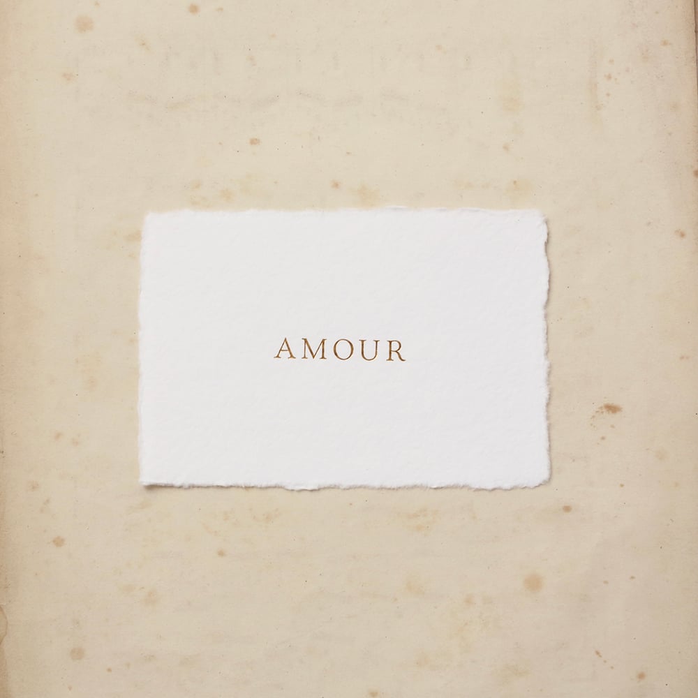 Image of Carte Postale AMOUR / DORE / DELICAT