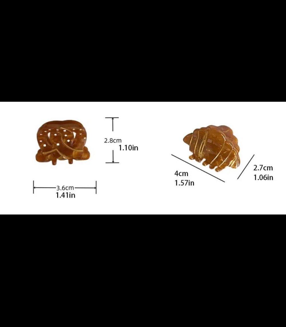 Image of Hair clips 🥨🥐